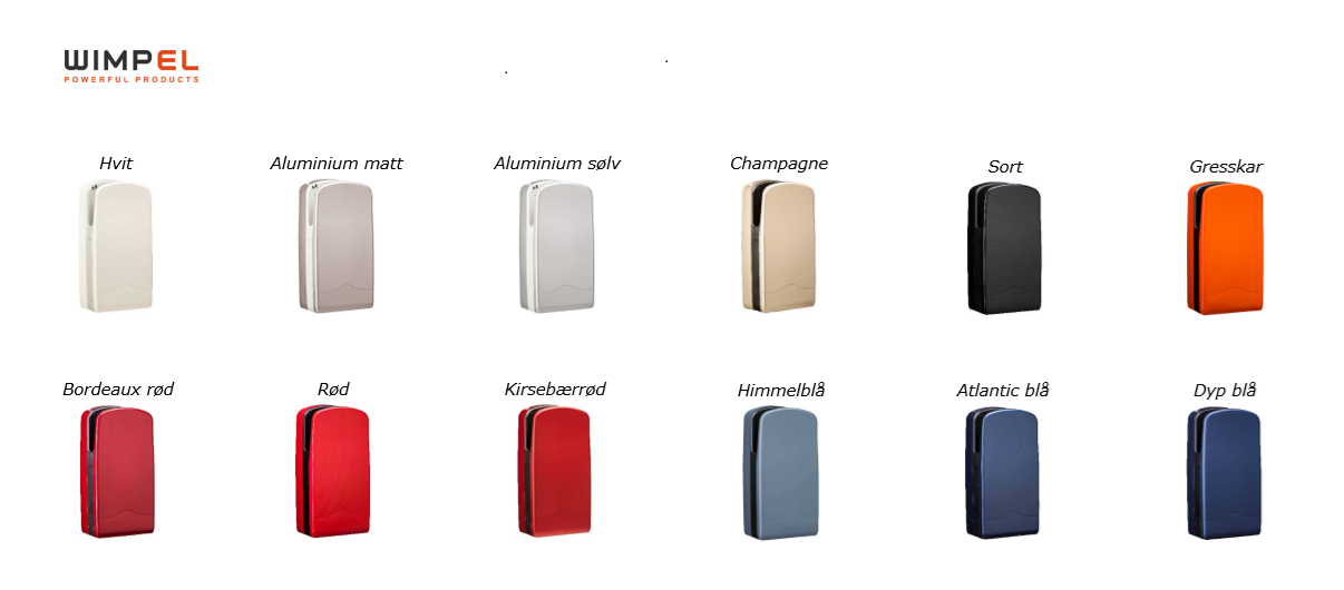 Håndtørker - Veltia V7 300 1760W IP33 alle