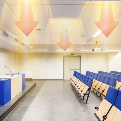 Takovn - Wimpel takvarmekassett TS IP54 hvit miljøbilde 1